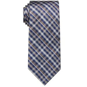Michael Kors Men's Grid Check-Print Tie - Taupe